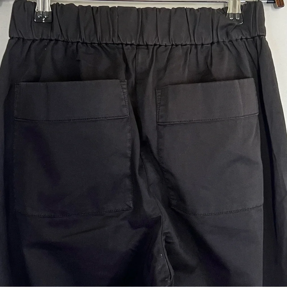 Everlane Womens Pull On Pant Size 6 Black High Waist Straight Leg Organic Cotton - Picture 7 of 15